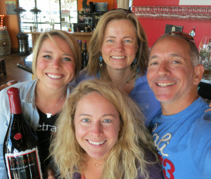 Paul gets "naked" with three hot blonds...