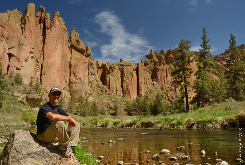 Lovely Smith Rock State Park...totally unexpected!