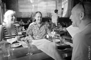 Dinner with our buddies Dave & Jody Barringer