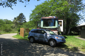 Our host site in the campground.