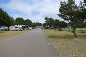 Another view down the middle of the two RV rows. Again this was early in the week so lots of open space.