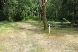 Another spacious tent site. This is #28 also open to RVs.