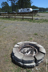 View of fire-pit