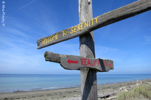 Just in case you lose yourself this helpful sign is at the lighthouse