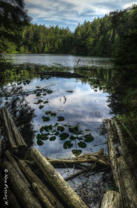 Alone at gorgeous Twin Lakes