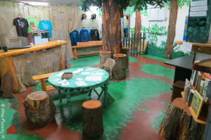 The activity room at the Learning Center