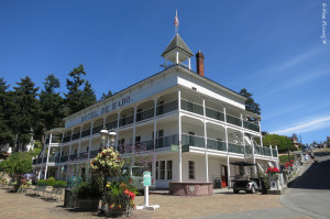 The 1886 Hotel De Haro is right in the center of town