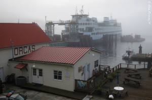 A late ferry due to fog...again!