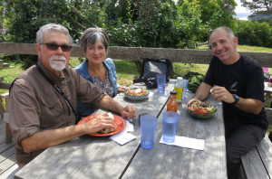Lunch at Vortex with Laurel & Eric