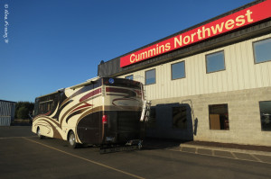 The Beast, bright and early at Cummins Coberg, OR