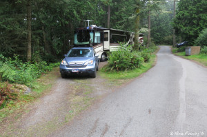 View of our site from the front #135. This was one of the largest/flattest.