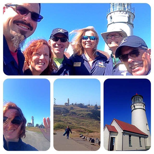 Cherie put together this great collage of our last shift together at the lighthouse. Photo Credit: Technomadia
