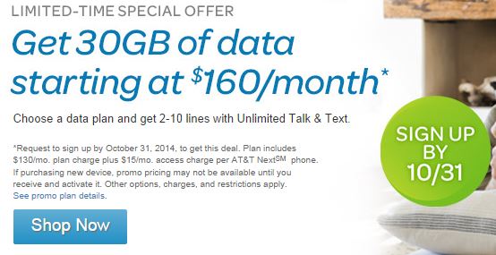 The new limited-time AT&T offer