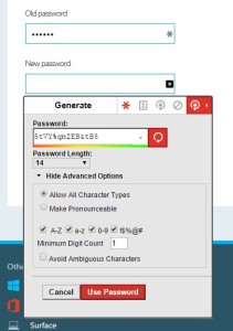 I really like the LastPass automatic password generator