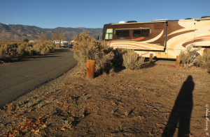 Our spacious site with Technomadia in the background