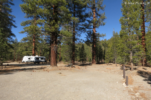 Another site view. Designated site #30 on right, with another rig in another site in the background.