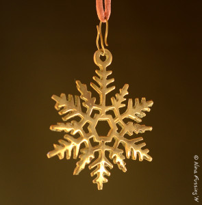 One of our metal ornaments