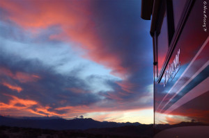 Who needs Christmas lights when nature puts on this show every night?