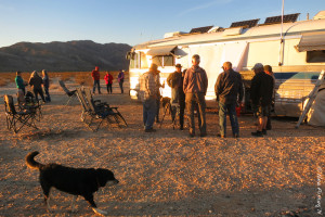 "Open bus" night at our site