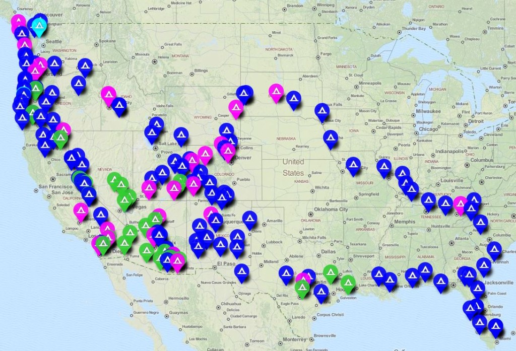 The "Master" Wheelingit Camping Map. Every single place I've reviewed.