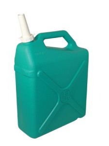 We carry a few extra water jugs around