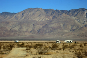 Good separation between rigs. That's the sign of good boondocking etiquette.