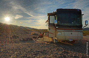In warmer months we face our windshield AWAY from the afternoon sun