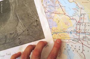 My backups are paper maps & print-outs with my detailed notes & potential sites