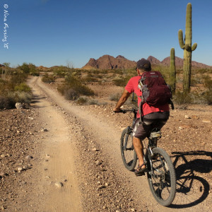 Afternoon bike on one of the many crazy dirt roads