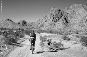 Lots of lonely, gorgeous biking out here