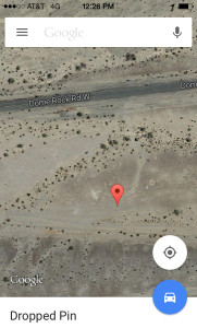 I usually "drop a pin" on my phone or pad for the area I'm planning to hit