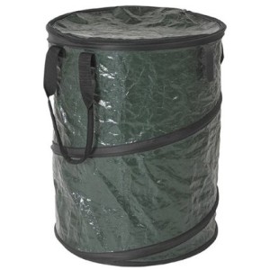 A collapsible trash can is cheap and useful