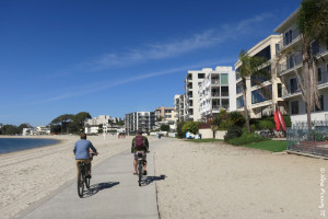 Biking to PB Farmer's Market is a great way to spend the afternoon