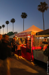 It's a festival of color & sound at OB farmer's market