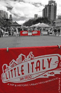 Little Italy's market is HUGE and covers multiple blocks