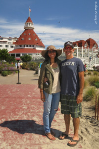 Paul and sis at "The Del"