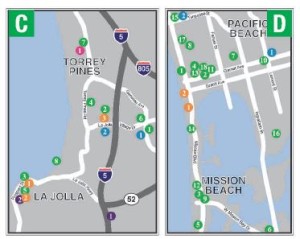 The beer maps from West Coast Bre