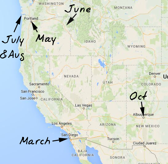 Our very loose year plan