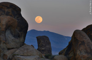 Moon-rise over the hills