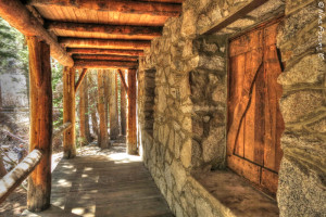 Lon Chaney's solid stone cabin