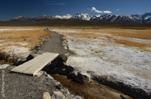 Hot Springs south of Mammoth Lakes