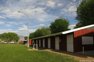 View of stables
