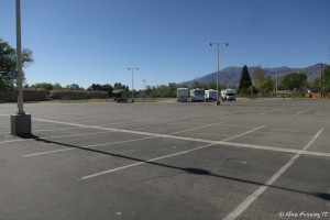View of main parking area. You can dry-camp here too.