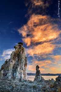 Fiery sunrise